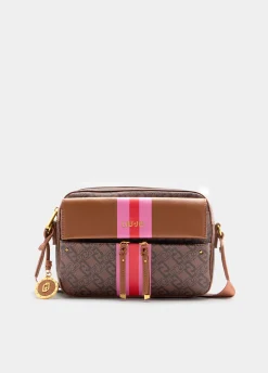 Borsa a tracolla media con charm