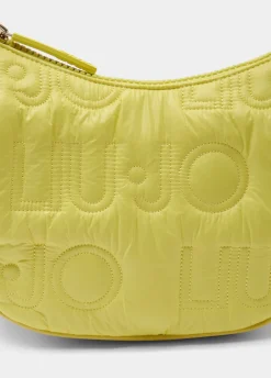 Borsa a tracolla media in nylon opaco