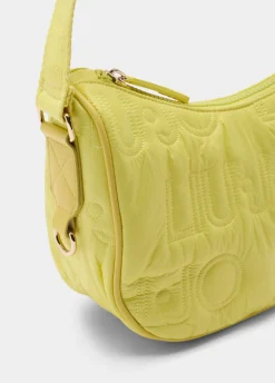 Borsa a tracolla media in nylon opaco