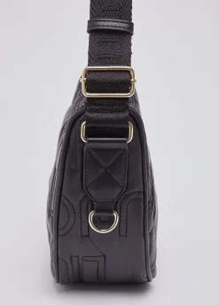 Borsa a tracolla media in nylon opaco