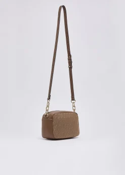 Borsa a tracolla media jacquard