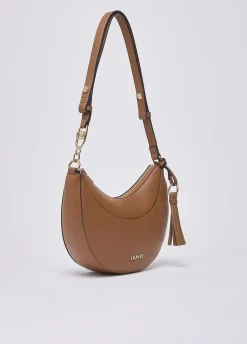 Borsa hobo media con charm