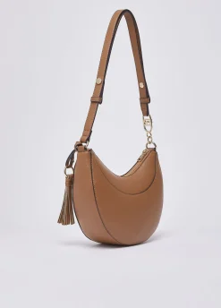 Borsa hobo media con charm