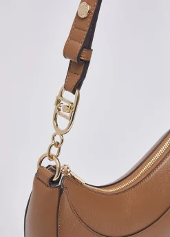 Borsa hobo media con charm