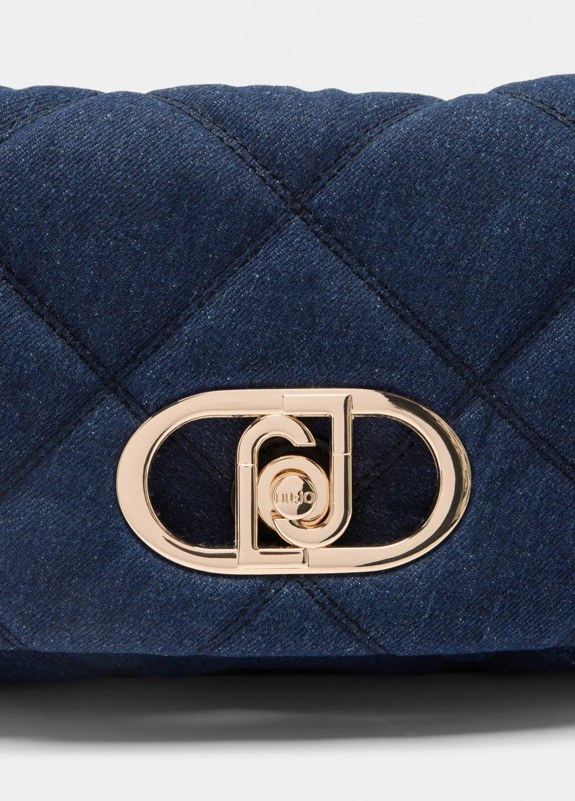 Borsa LaPuffy media in denim