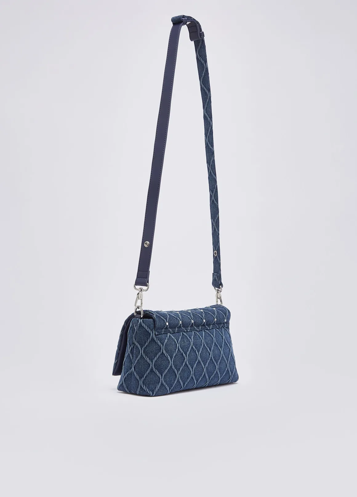 Borsa LaPuffy media in denim