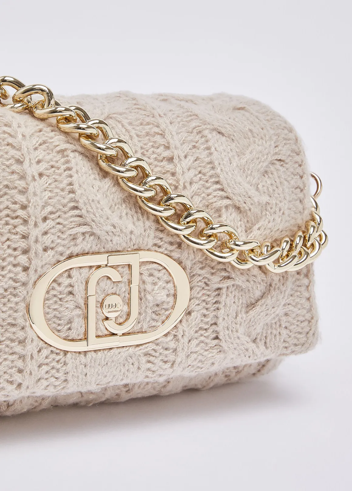 Borsa LaPuffy media in maglia