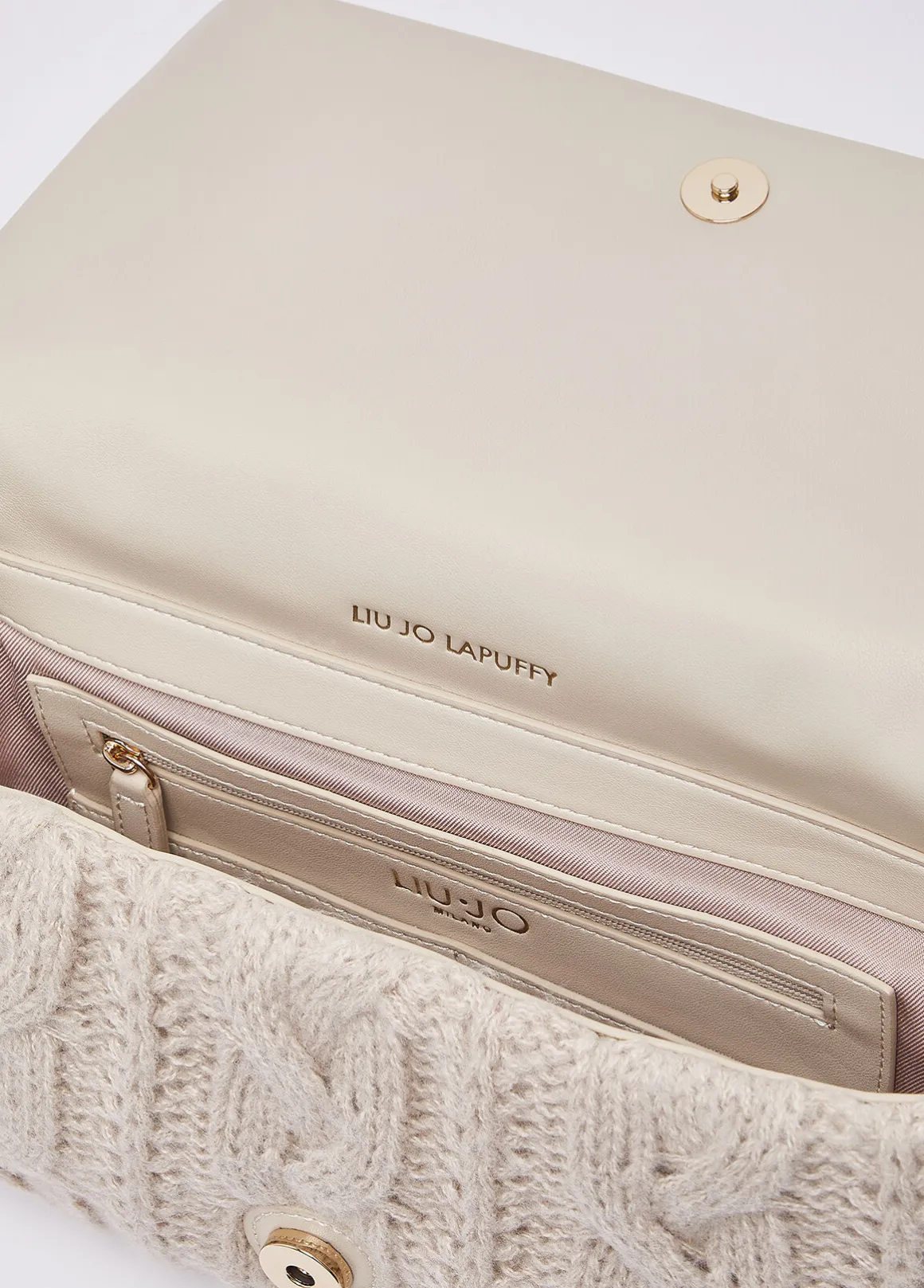 Borsa LaPuffy media in maglia