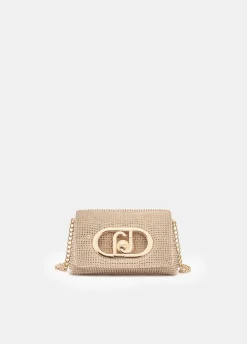 Borsa LaPuffy mini con strass