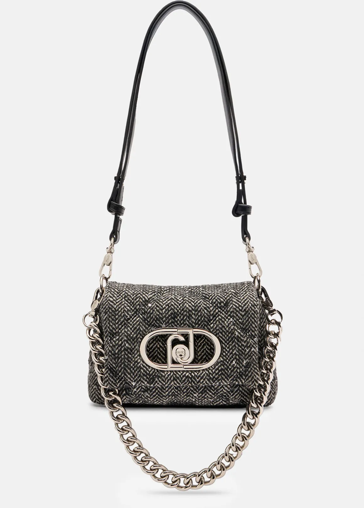 Borsa LaPuffy piccola con paillettes