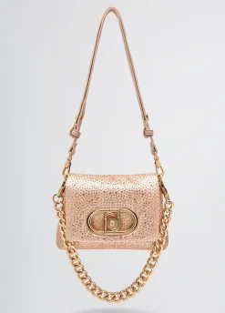 Borsa LaPuffy piccola con strass