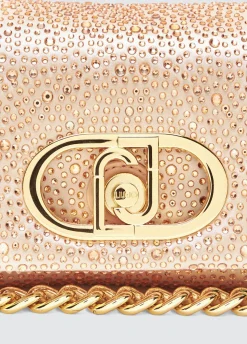 Borsa LaPuffy piccola con strass