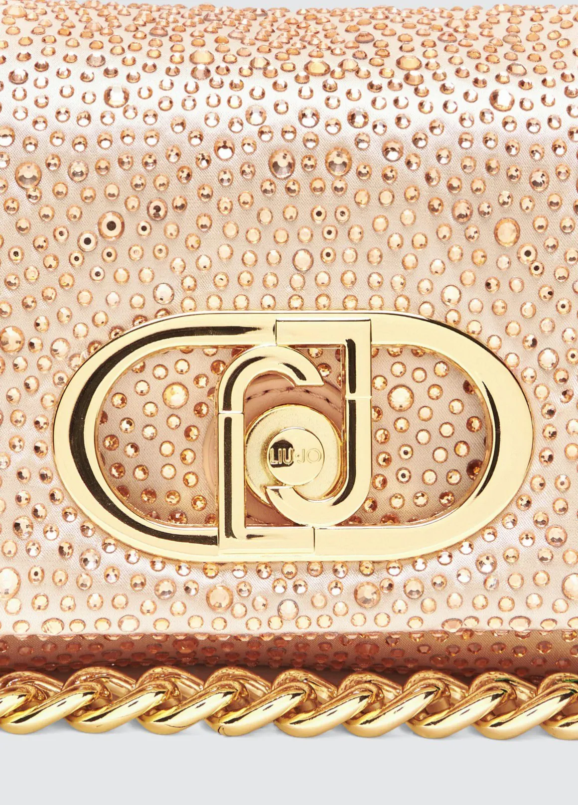 Borsa LaPuffy piccola con strass