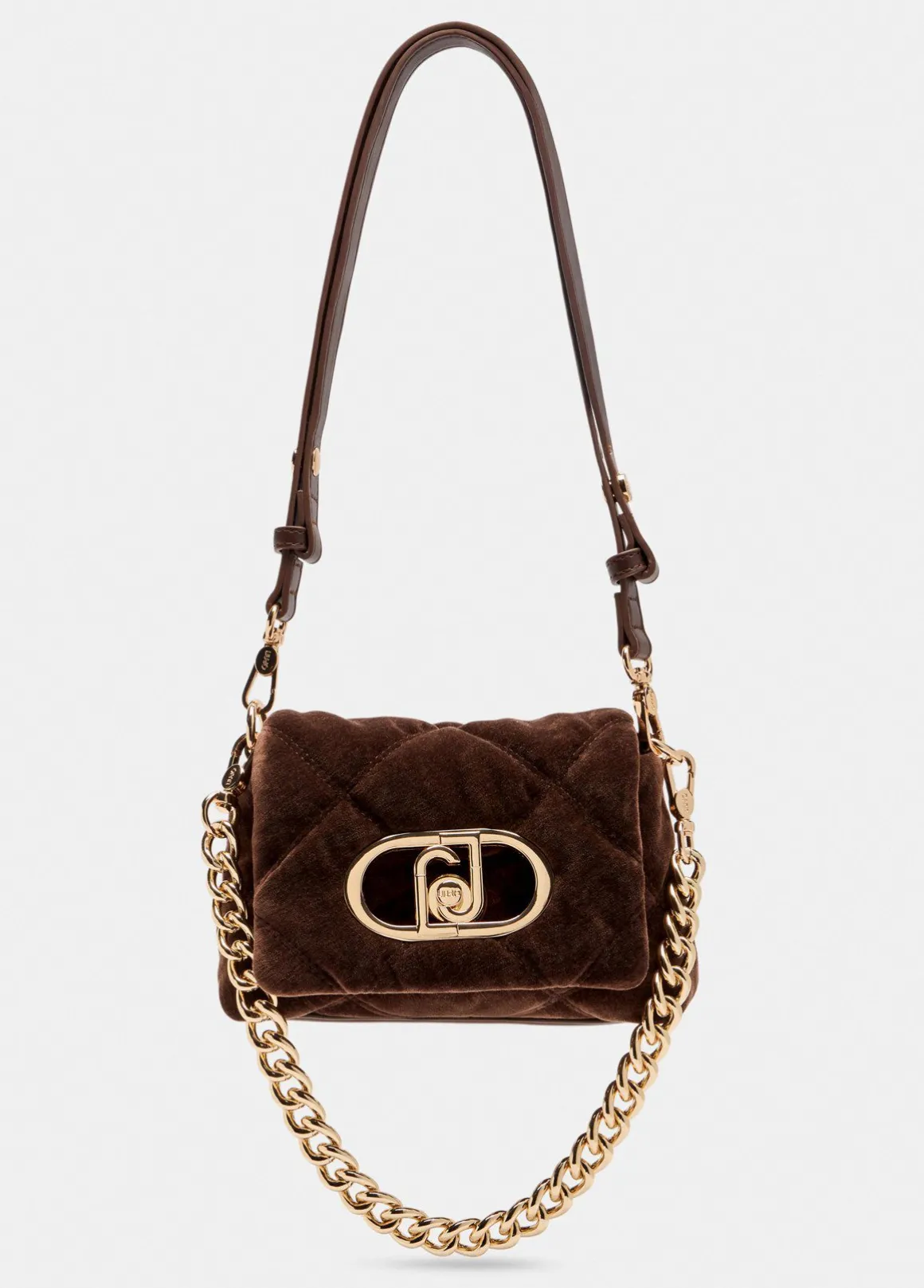 Borsa LaPuffy piccola in velluto