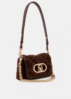 Borsa LaPuffy piccola in velluto