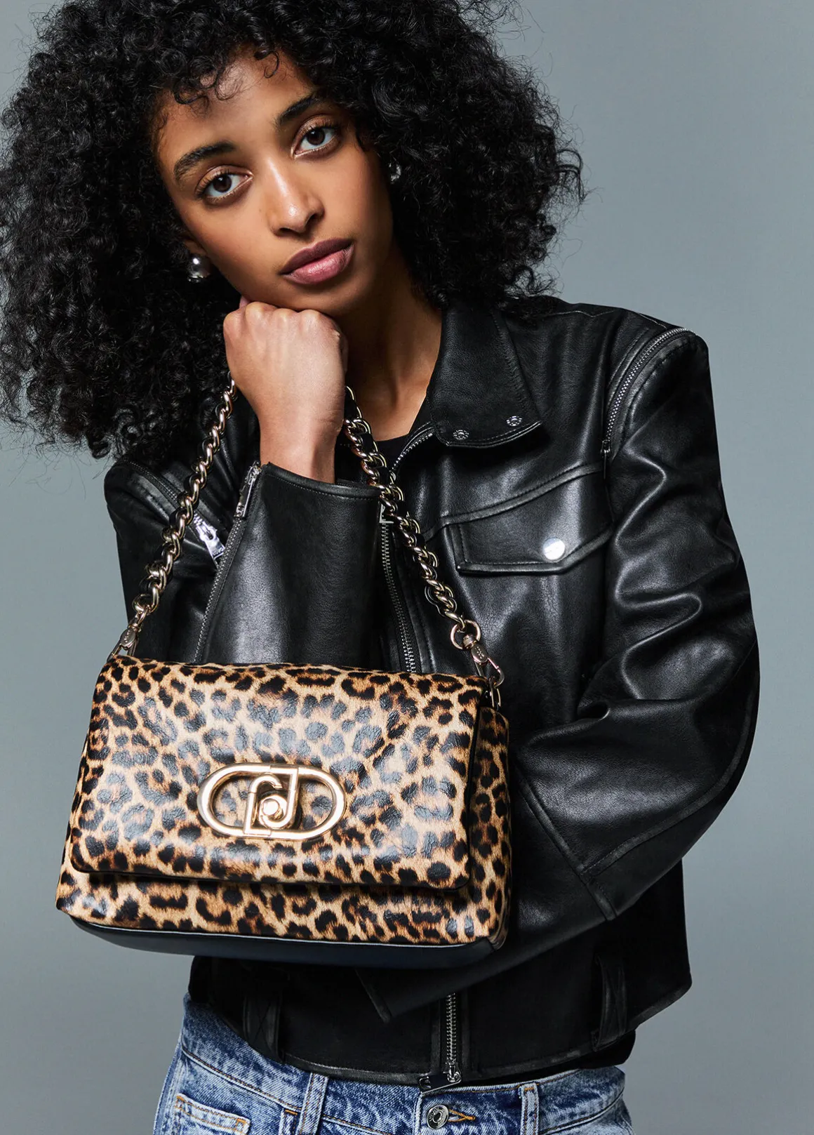 Borsa media LaPuffy animalier