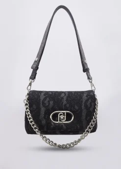 Borsa media LaPuffy in pizzo