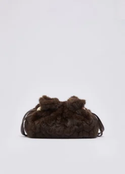 Borsa Riccy piccola in pelliccia sintetica