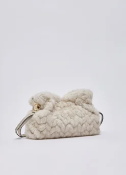 Borsa Riccy piccola in pelliccia sintetica
