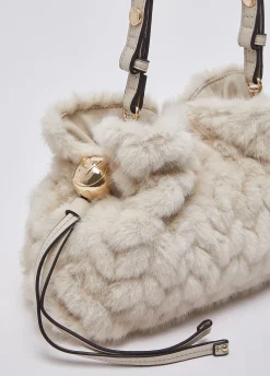 Borsa Riccy piccola in pelliccia sintetica
