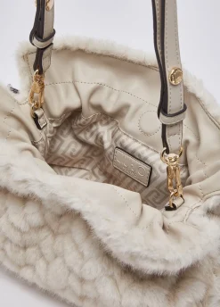 Borsa Riccy piccola in pelliccia sintetica