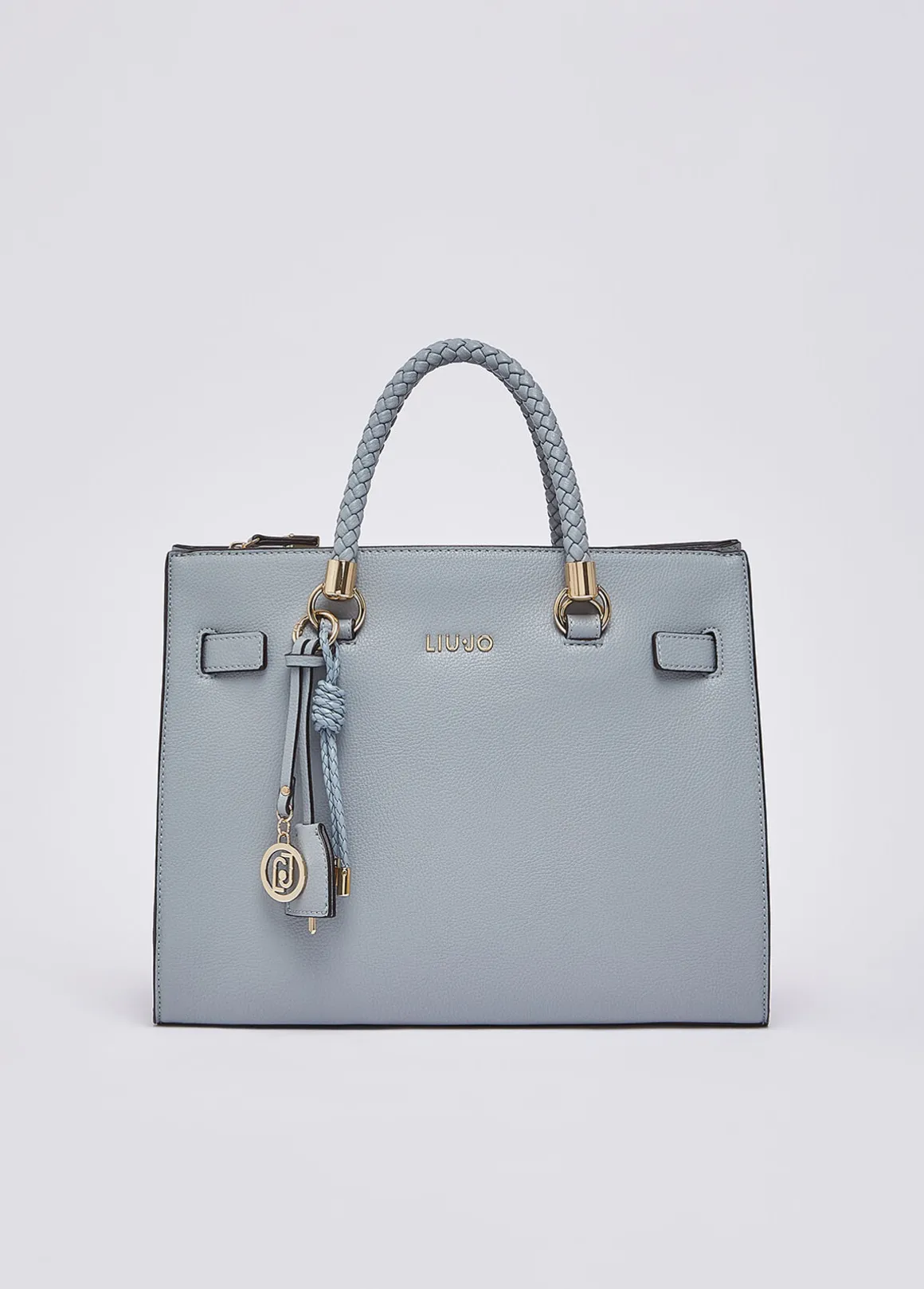 Borsa satchel media con charms