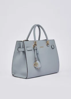 Borsa satchel media con charms