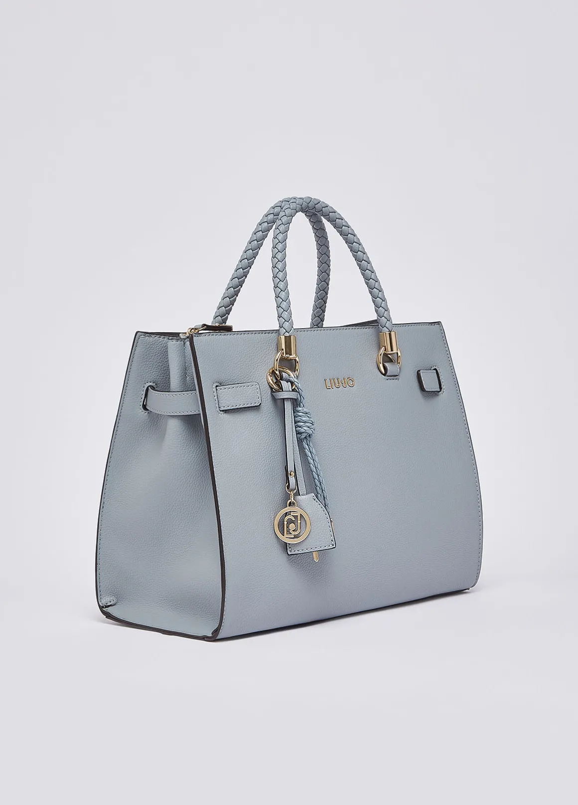 Borsa satchel media con charms