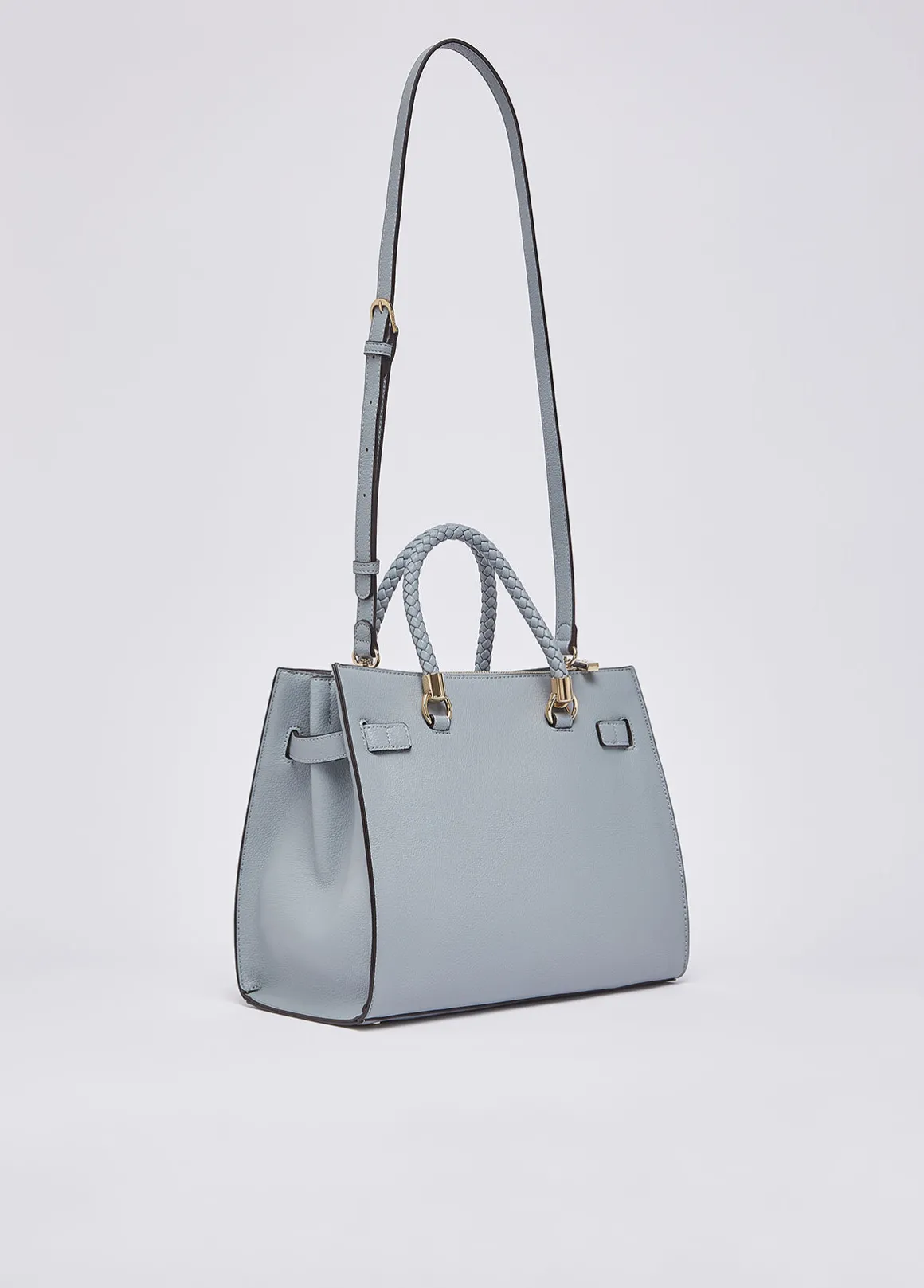 Borsa satchel media con charms