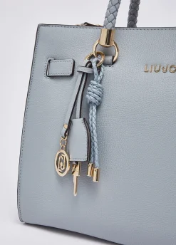 Borsa satchel media con charms