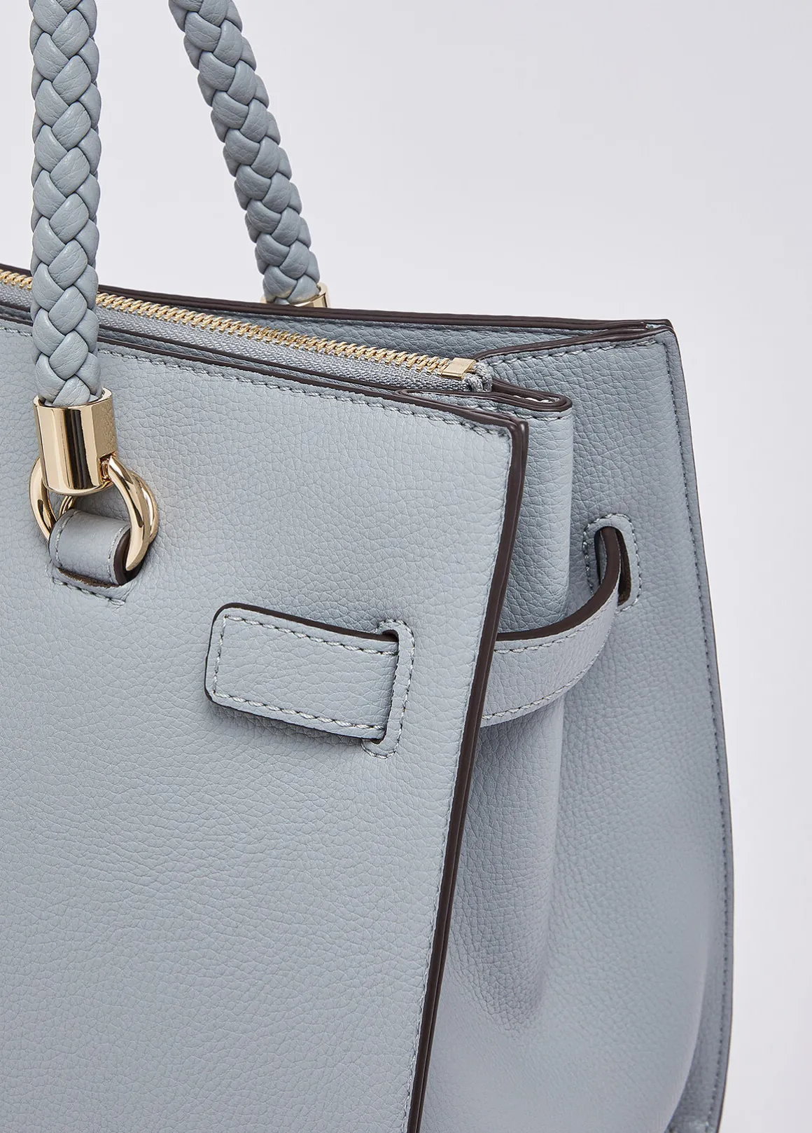 Borsa satchel media con charms
