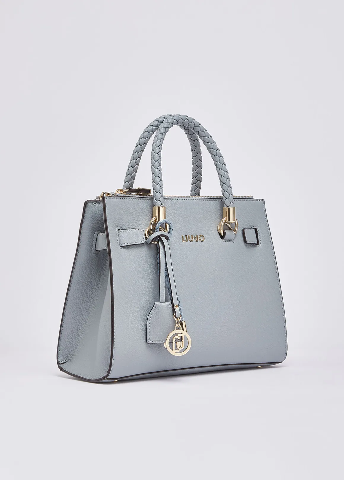 Borsa satchel piccola con charms