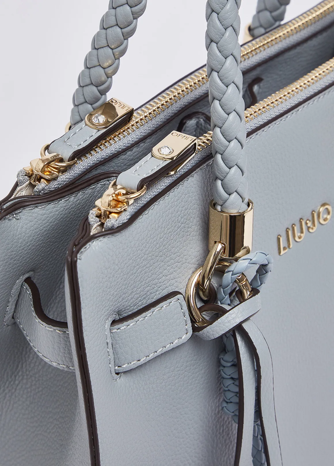 Borsa satchel piccola con charms
