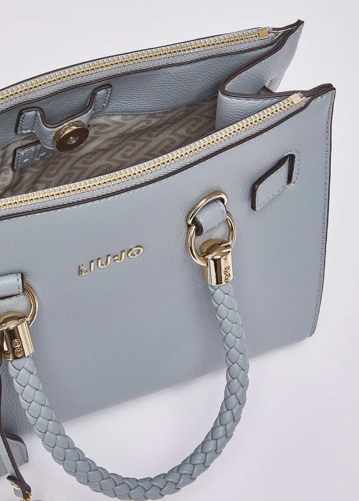 Borsa satchel piccola con charms