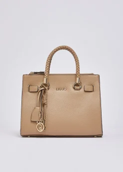 Borsa satchel piccola con charms