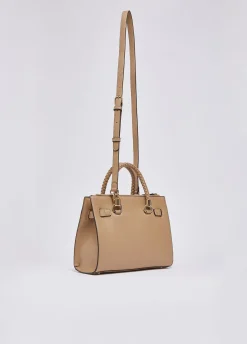 Borsa satchel piccola con charms