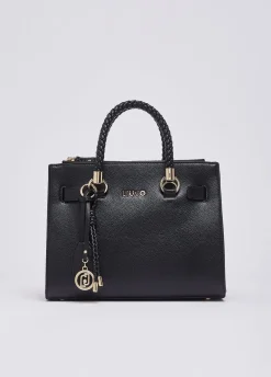 Borsa satchel piccola con charms