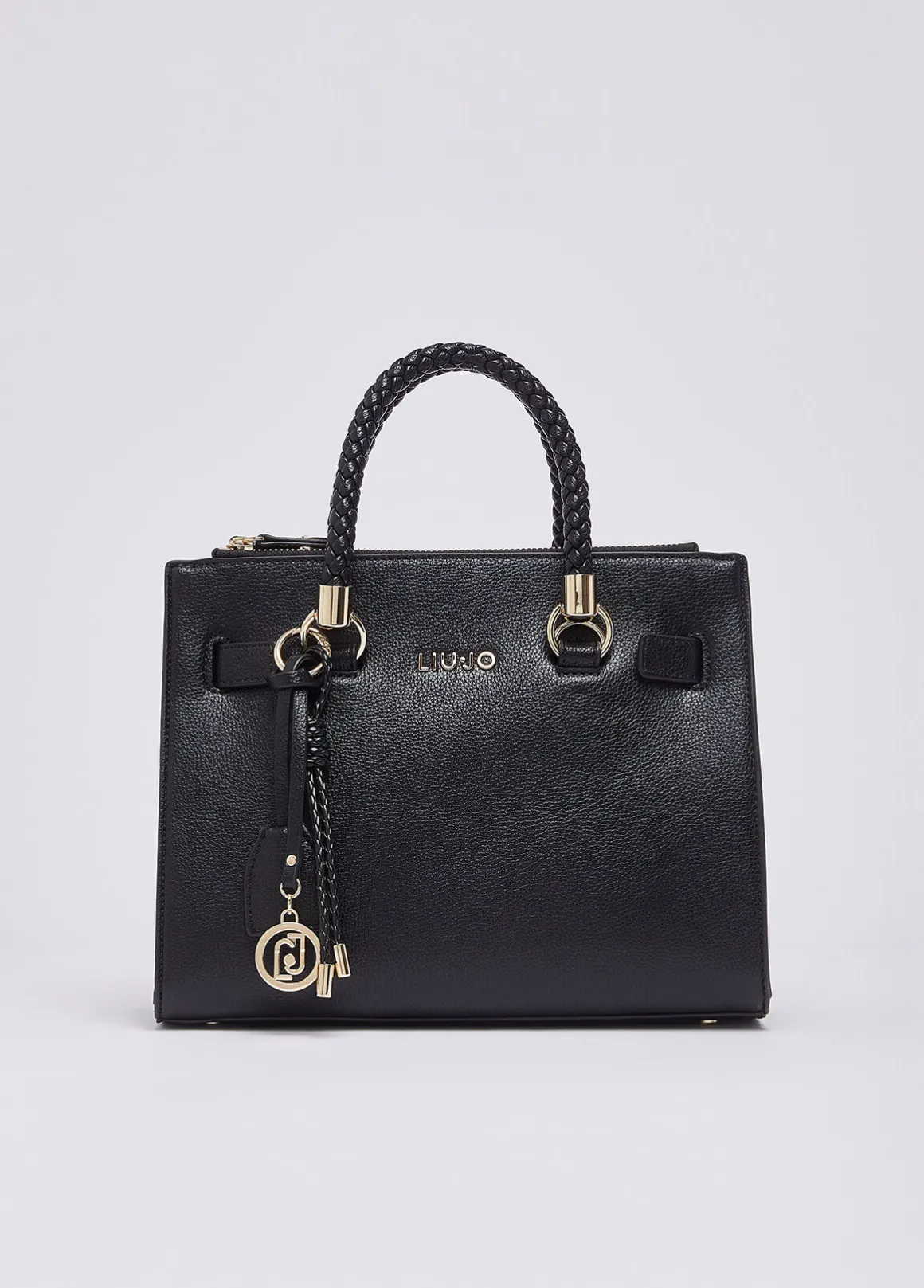 Borsa satchel piccola con charms
