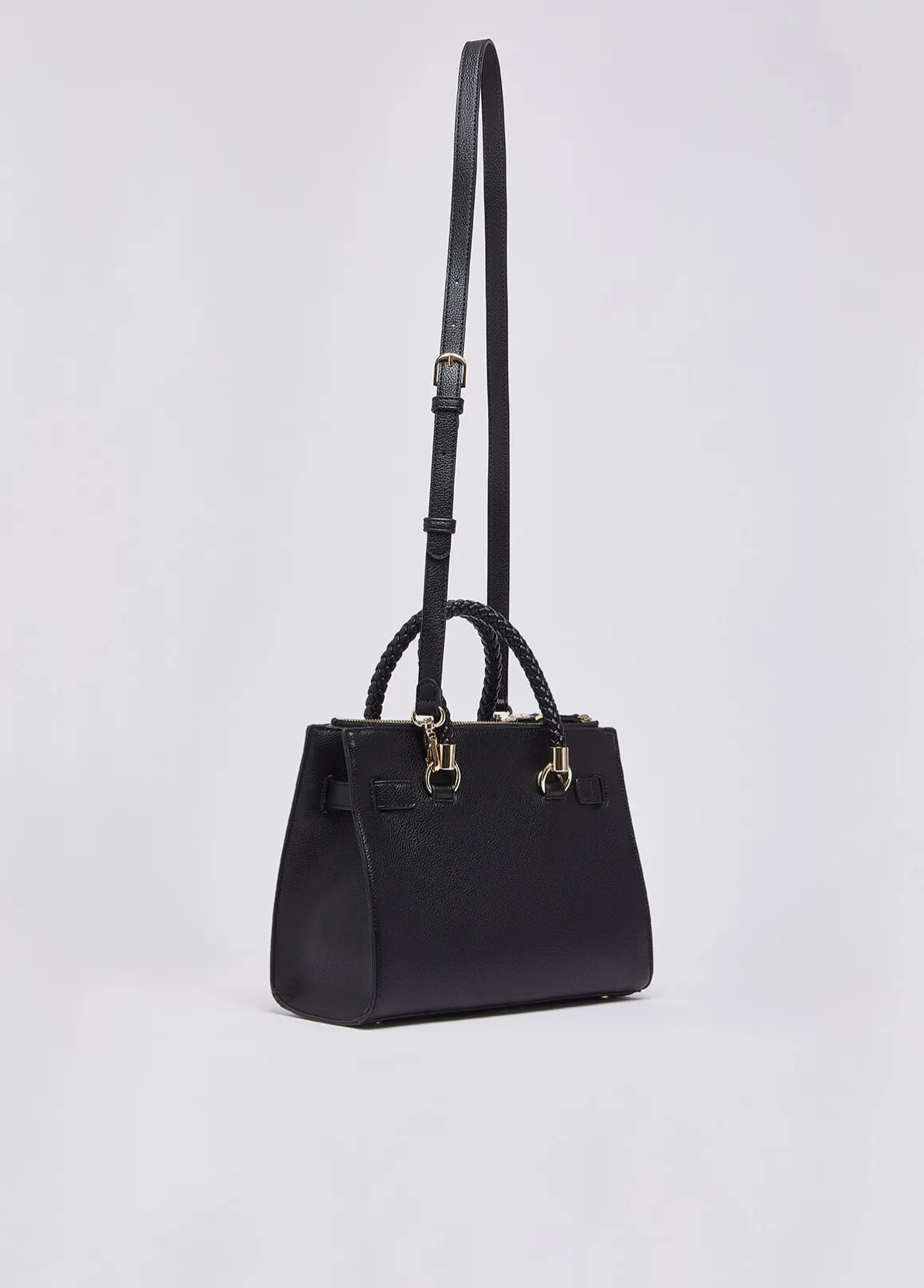 Borsa satchel piccola con charms