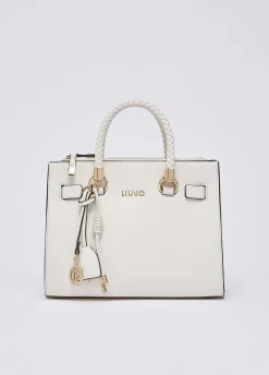 Borsa satchel piccola con charms