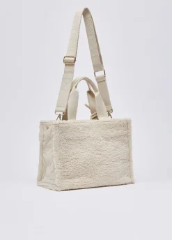 Borsa tote piccola in teddy