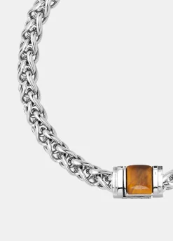 Bracciale da uomo con pietra