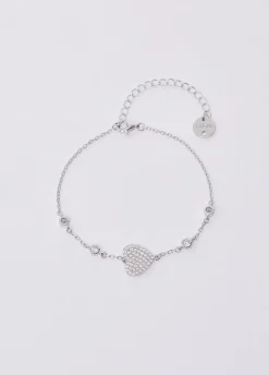 Bracciale in argento con brill