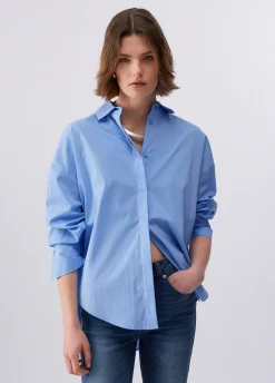 Camicia con bottoni logati