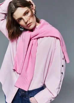 Camicia con bottoni logati