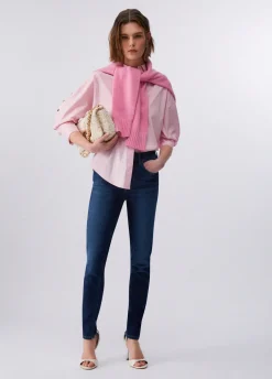 Camicia con bottoni logati