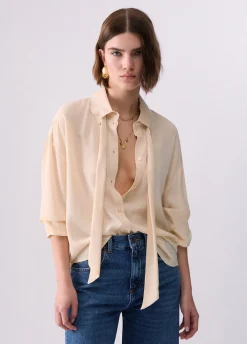 Camicia con fiocco