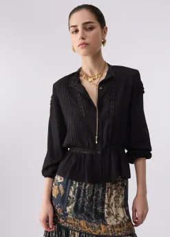 Camicia con pizzo