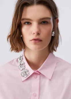 Camicia con ricamo gioiello