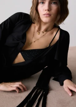 Camicia con sciarpa
